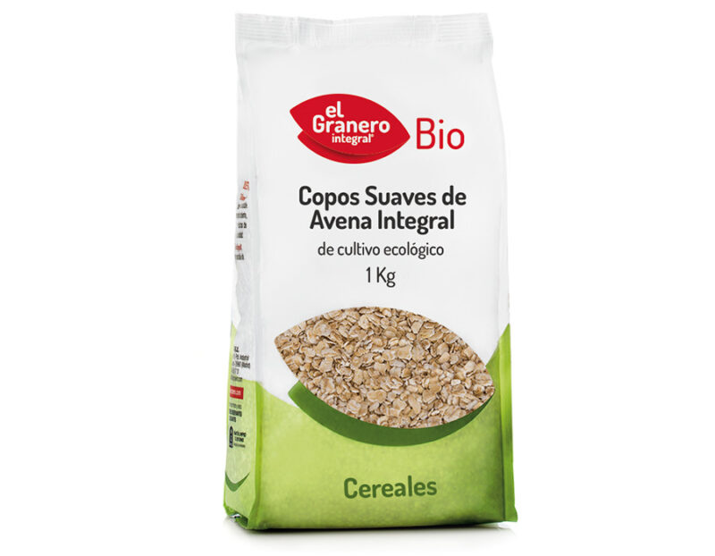 Copos Suaves Avena Integral Bio 1Kg El Granero