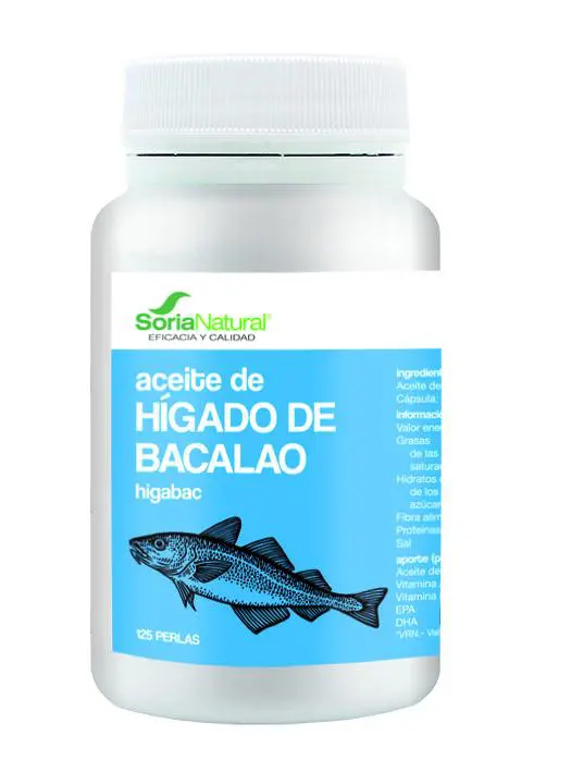 Aceite Hígado de Bacalao Soria Natural