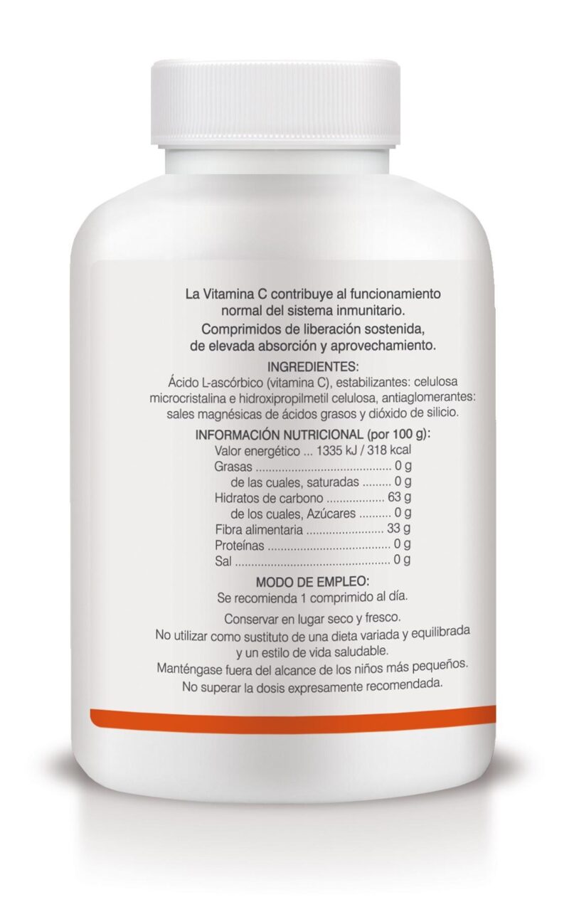 Vitamina C Liberación Sostenida Soria Natural - Imagen 2