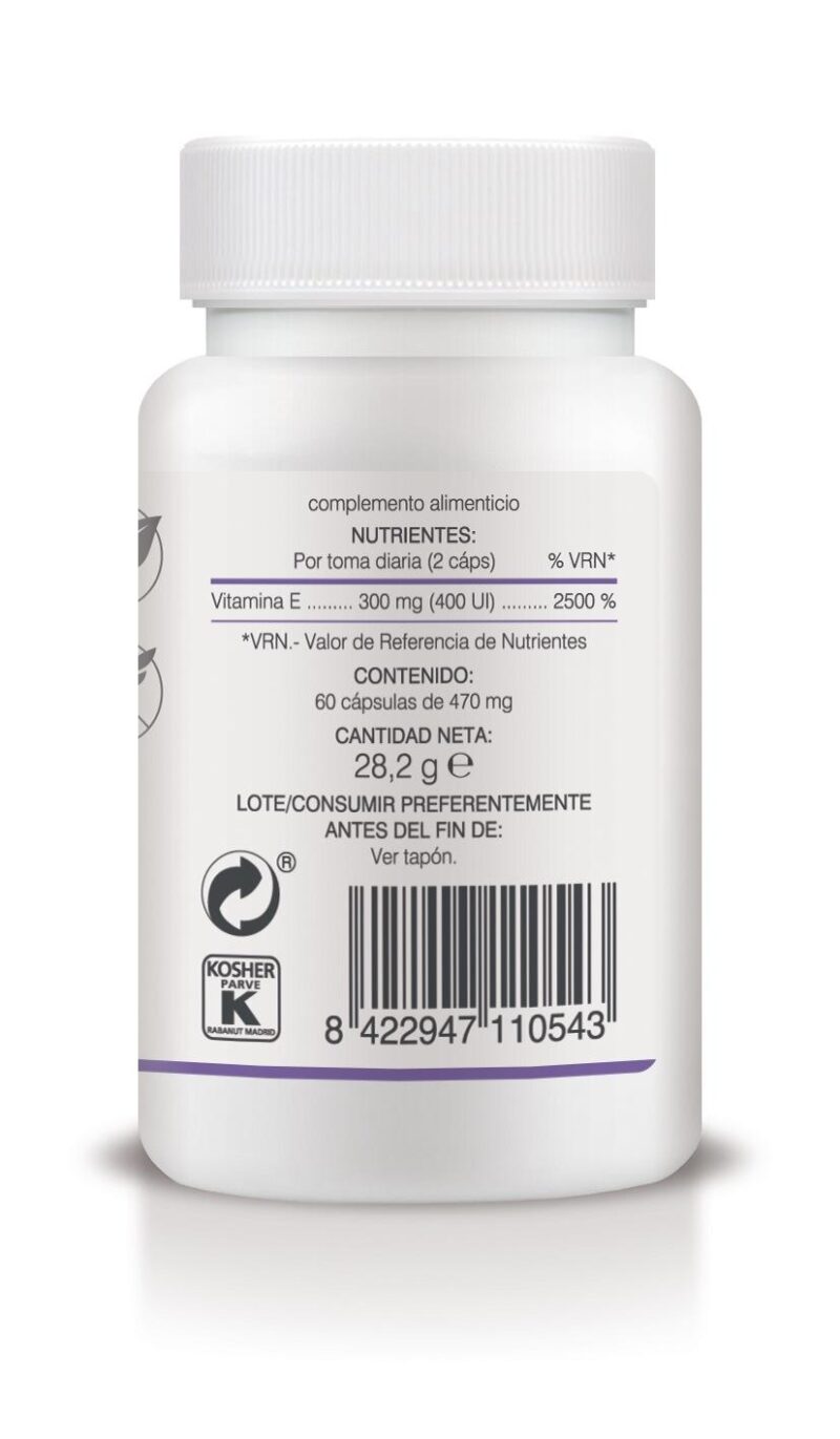 Vitamina E Liberación  Sostenida Soria Natural - Imagen 3