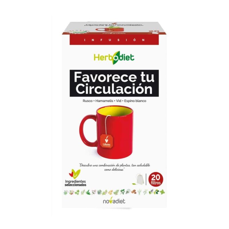 Infusión Favorece tu Circulación Novadiet