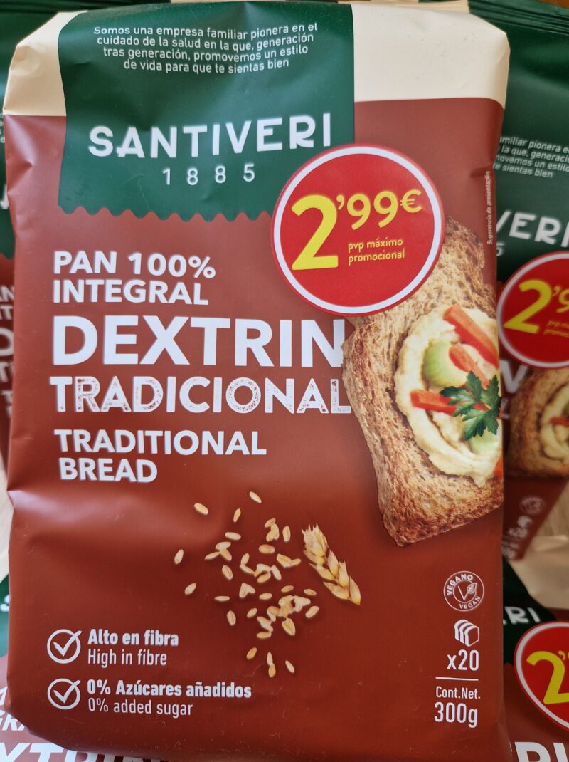 Pan Dextrin Tradicional 100% Integral - Imagen 5